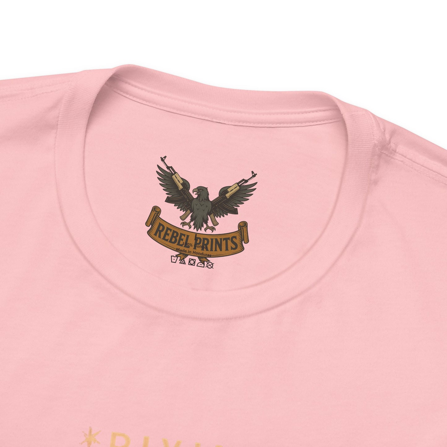 Custodian Angel Statue Graphic Tee — Vintage Religious Winged Guardian T-Shirt